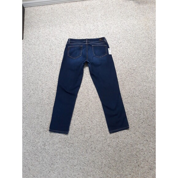 29x24 PAIGE Skyline Skinny Dark Wash Stretch - Picture 5 of 6